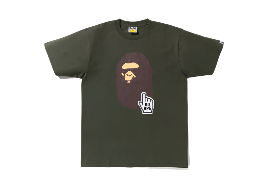 Olive Drab Bape Go Ape Online Tee