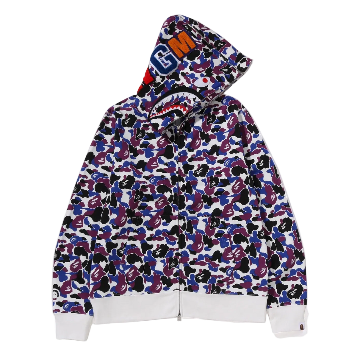 Hong Kong Separate Shark Full Zip Hoodie