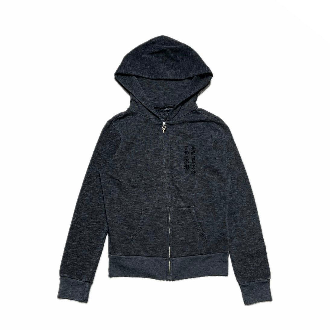 Scroll Cross Zip-Up Hoodie Heather Grey (Women's)