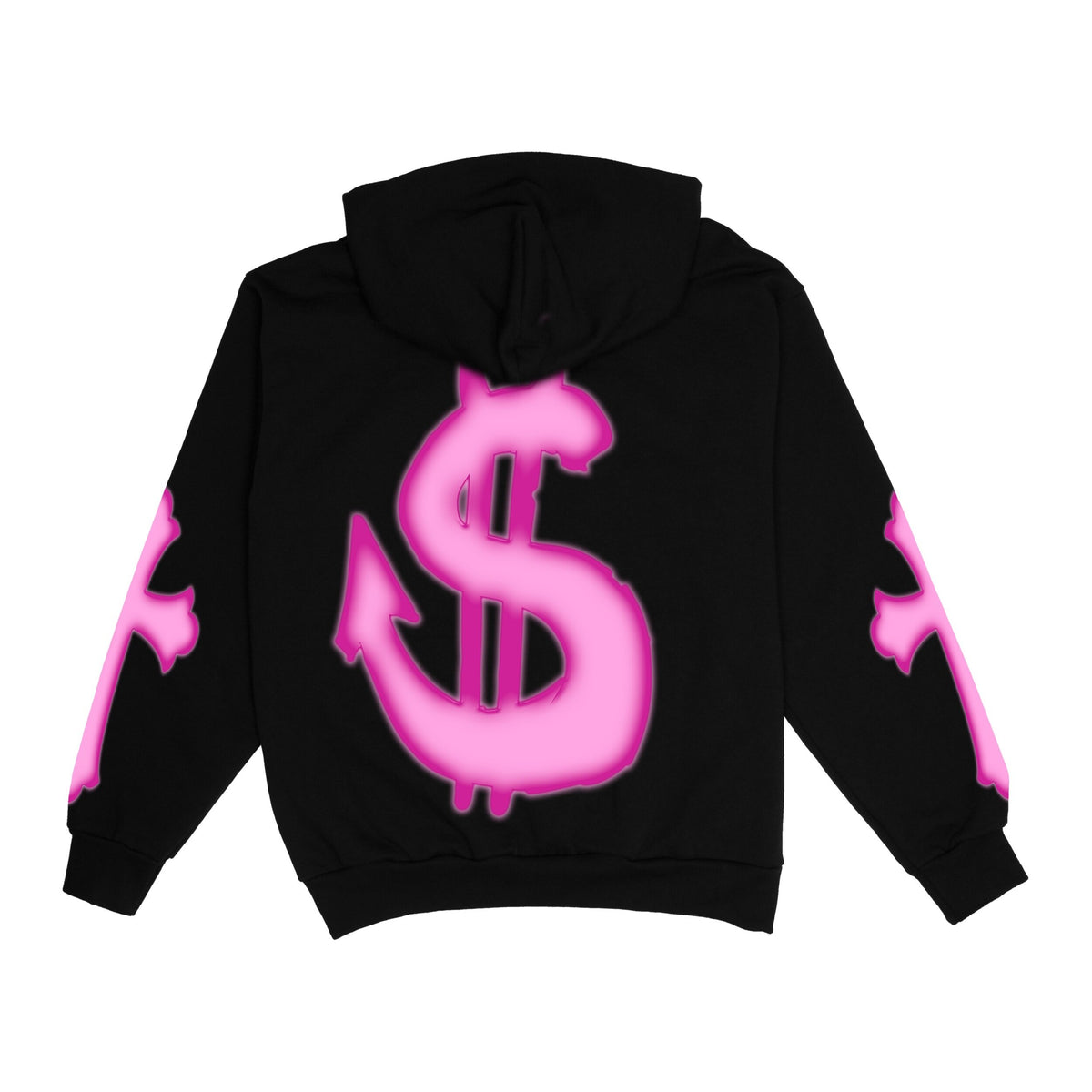 Lady Logo Hoodie Black/Pink