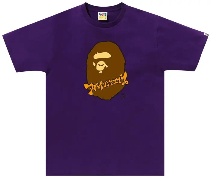 Purple Katana Ape Head Tee