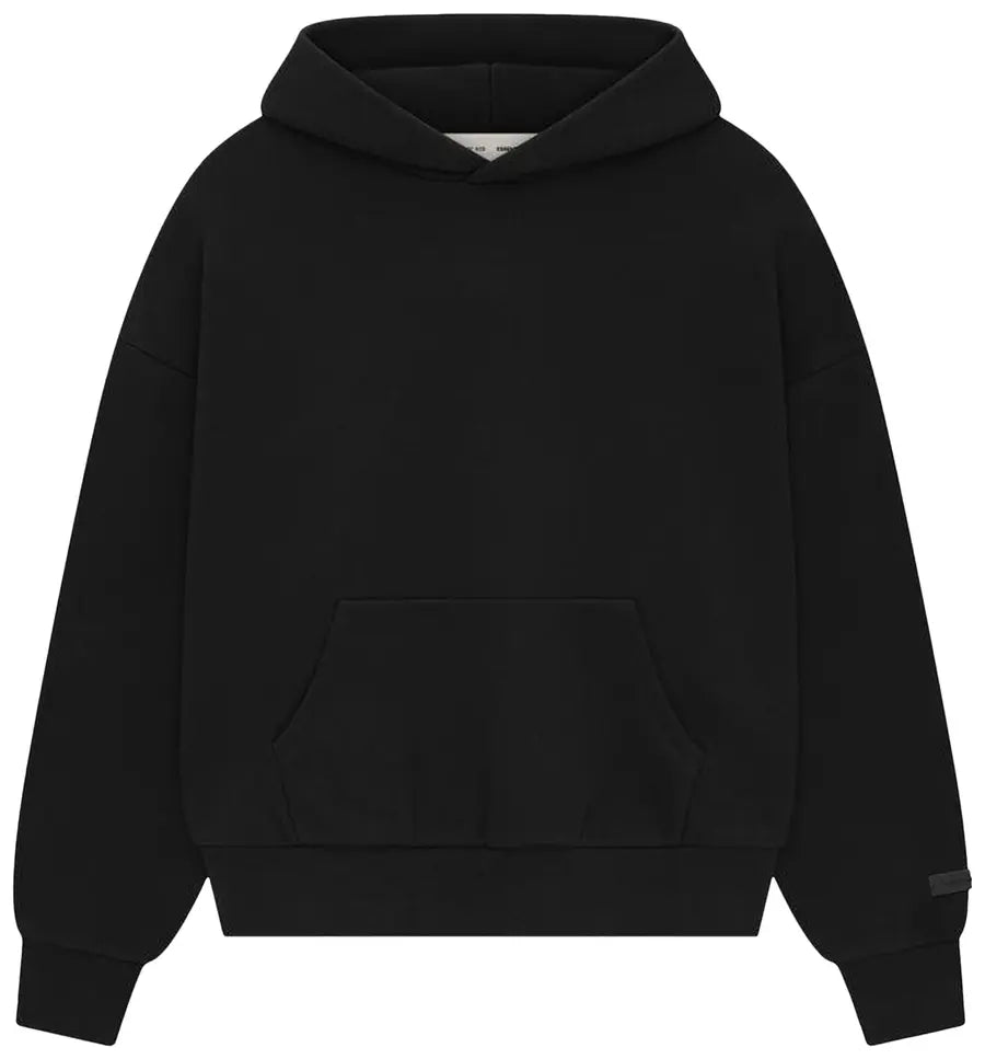 Essentials Classic Fit Fleece Hoodie 'Jet Black'