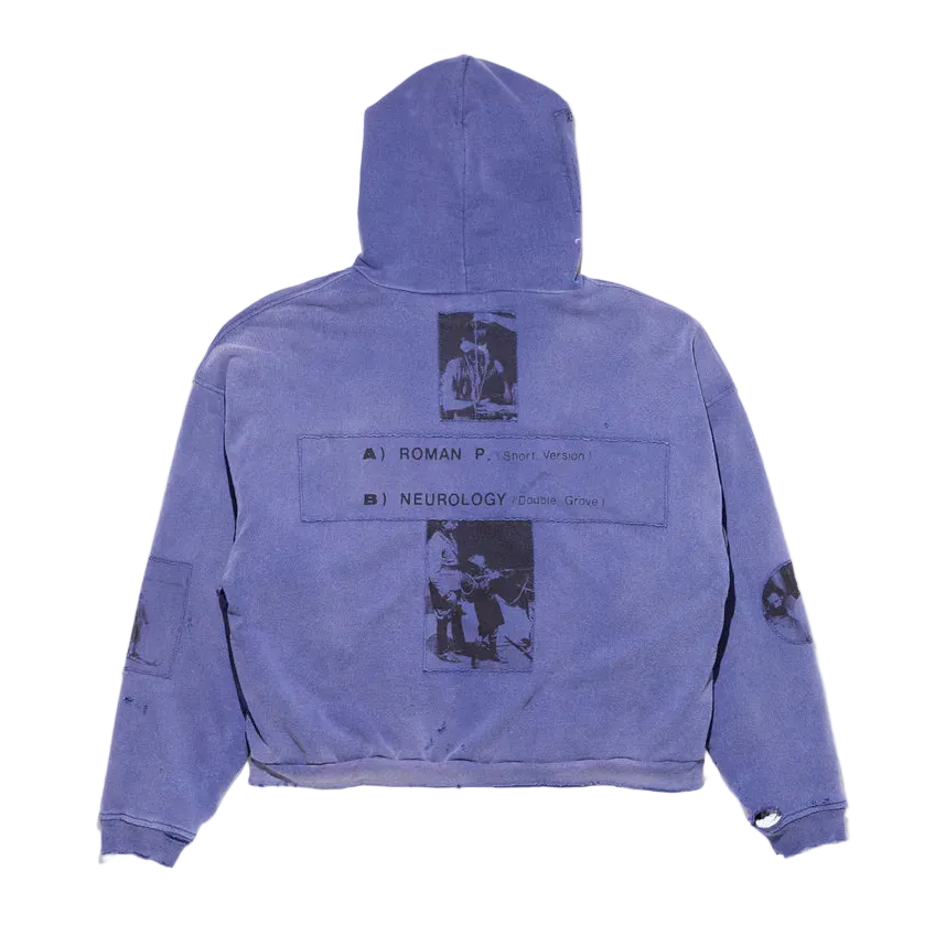 Soviet Arctic Assemblage Zip Hoodie Spruce Blue