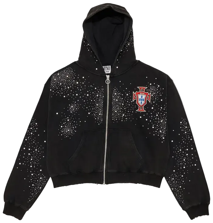 Pluto Custered Zip Up 'Black'