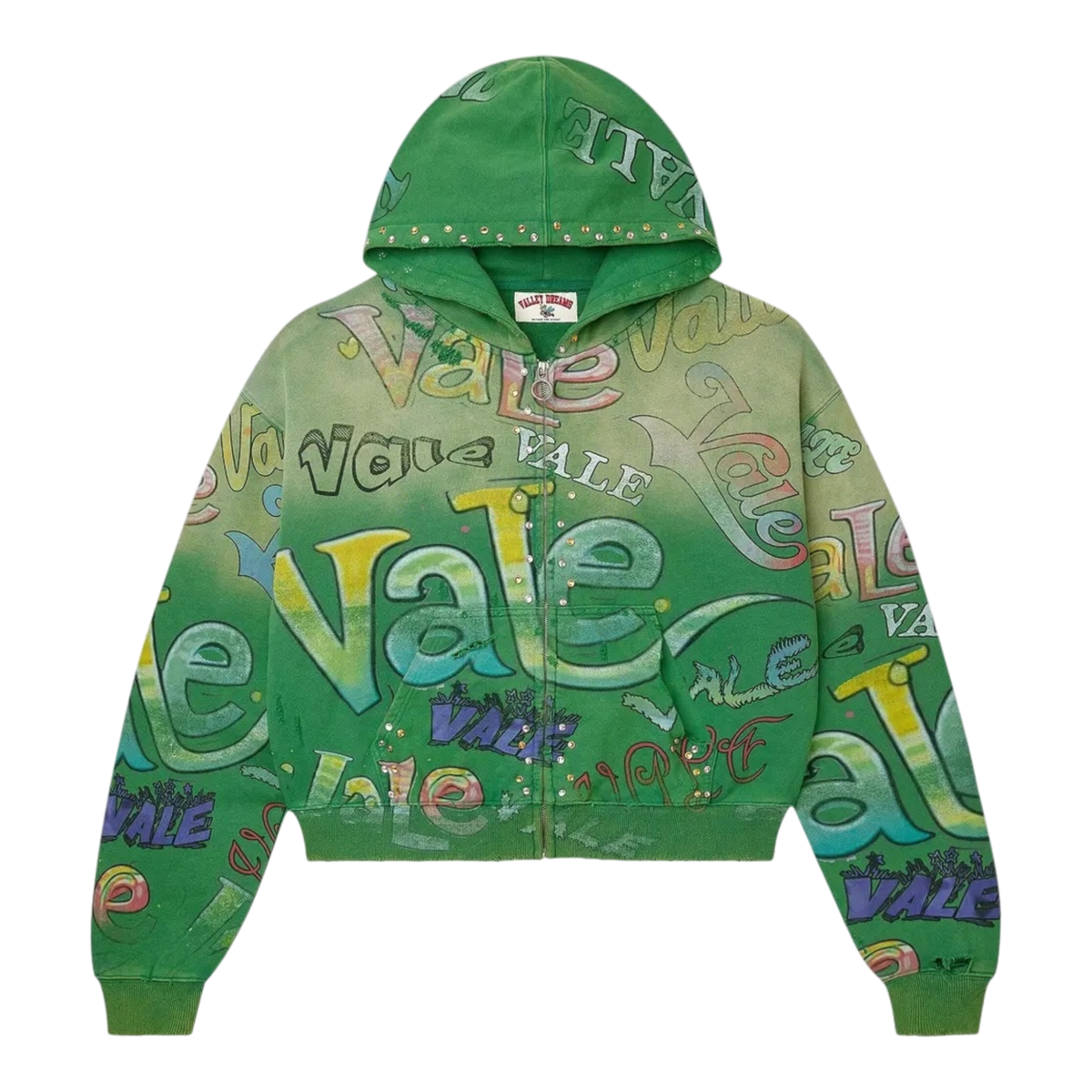 Spearmint Zip Up