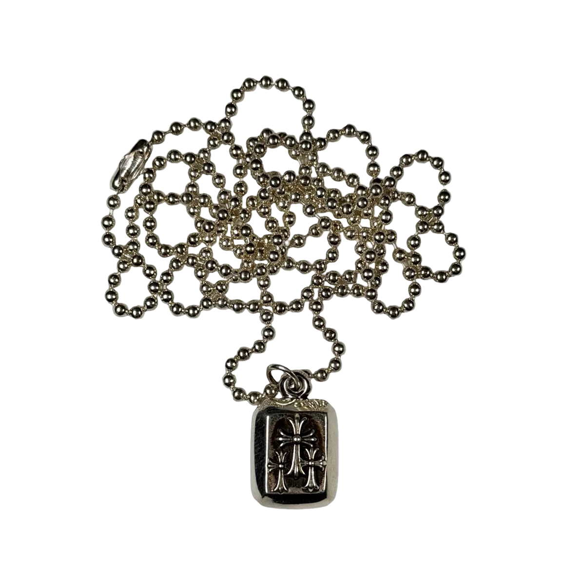 Triple Cross Emerald Cut Charm