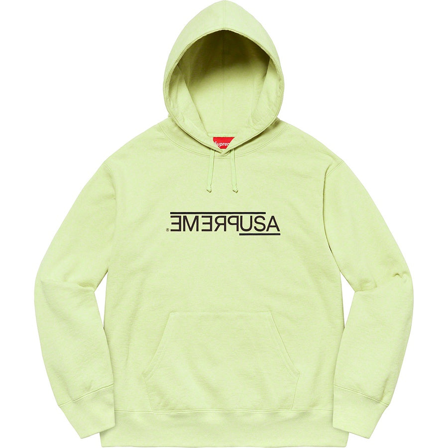 USA Hooded Sweatshirt Light Sage