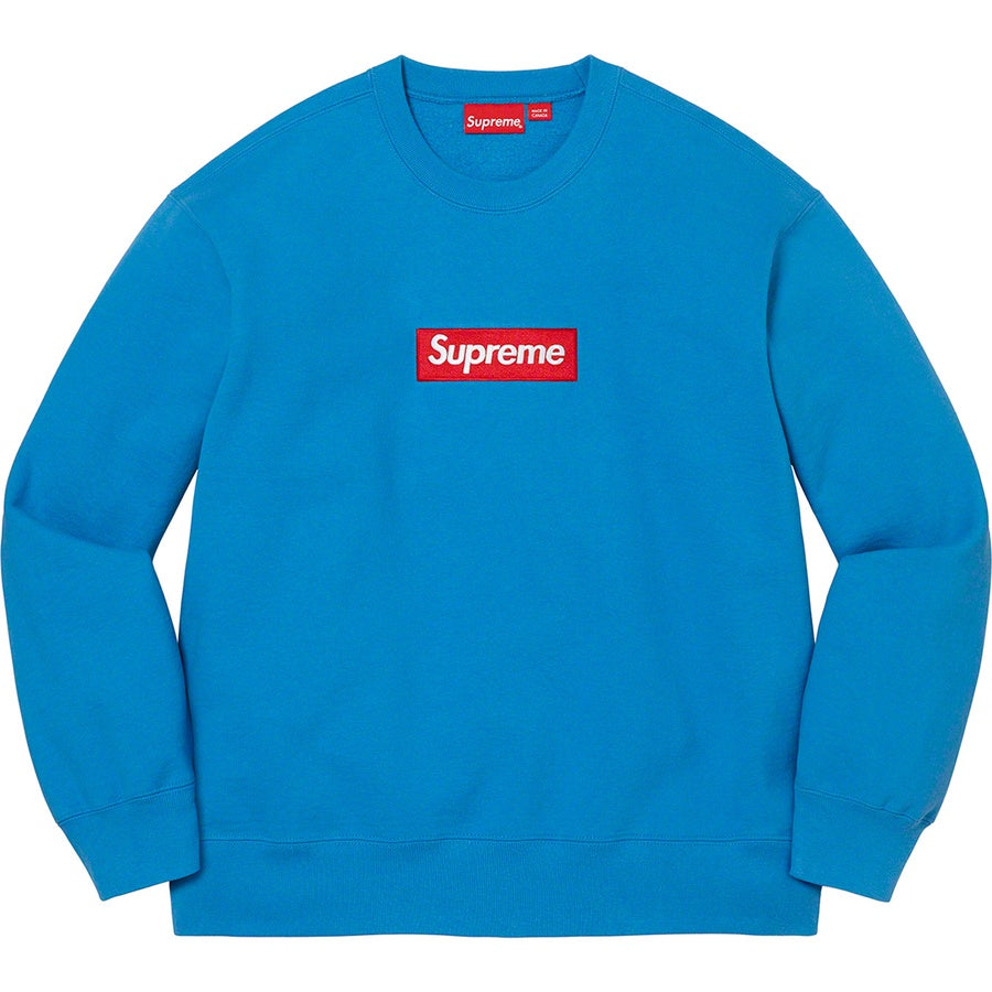 Box Logo Crewneck (FW22) Blue