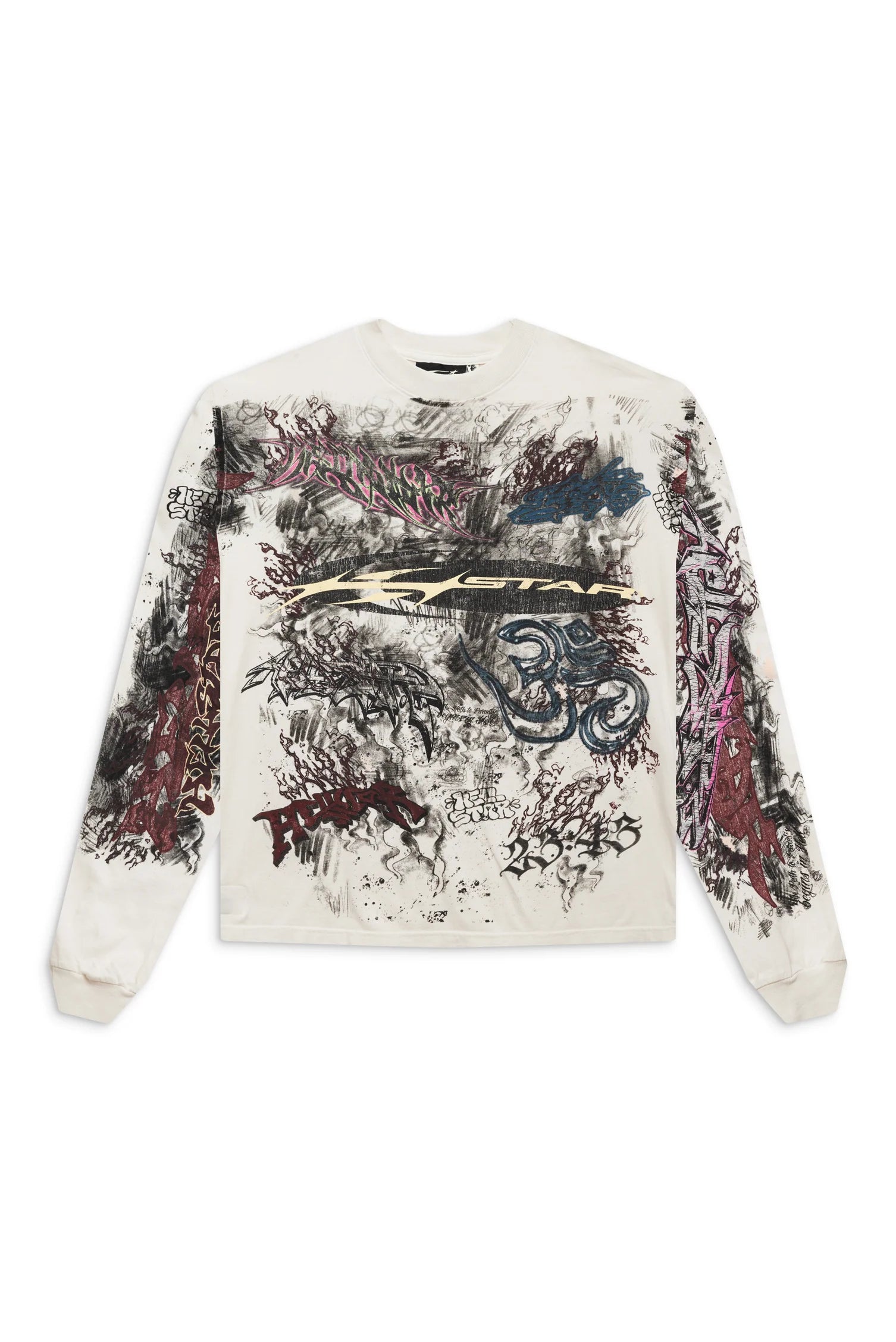 White Graffiti Longsleeve
