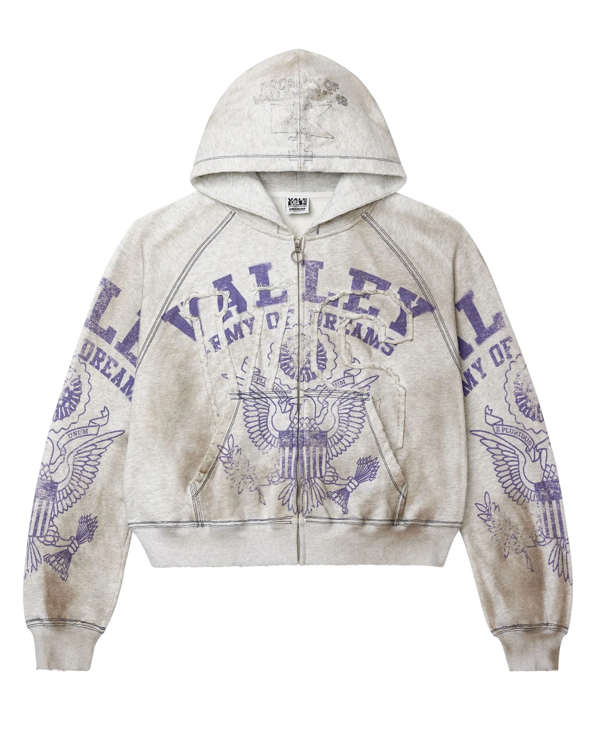 Army Zip Up Grey