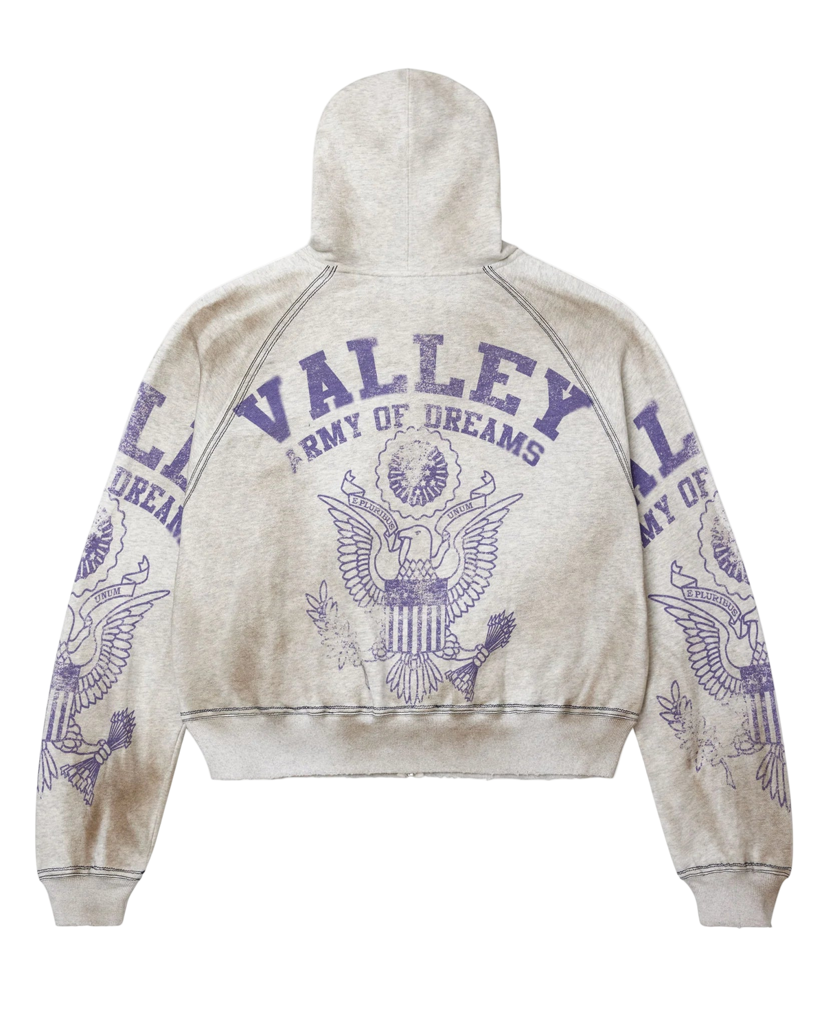Army Zip Up Grey