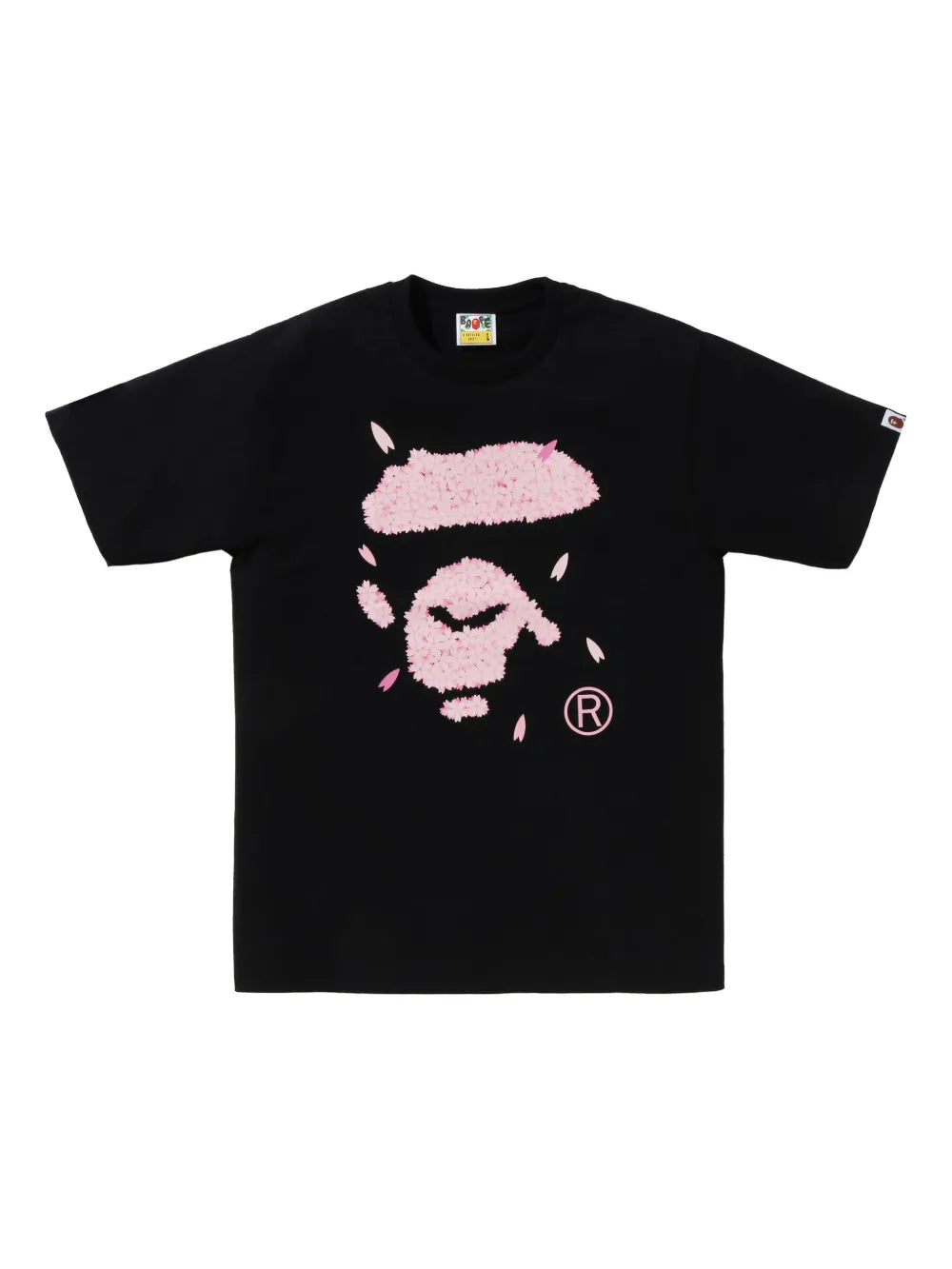Sakura Tee Black Pink