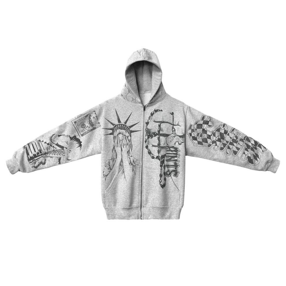 Saints Liberty Zip Up Hoodie