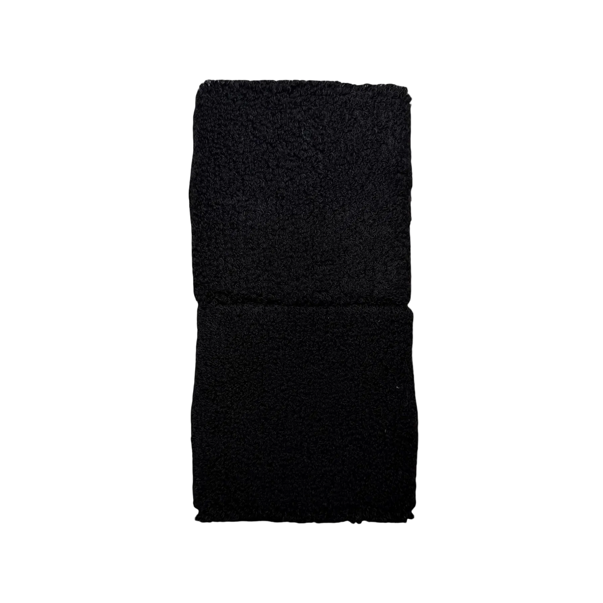 Pony Hair Cross Patch Sweatband Set Black White