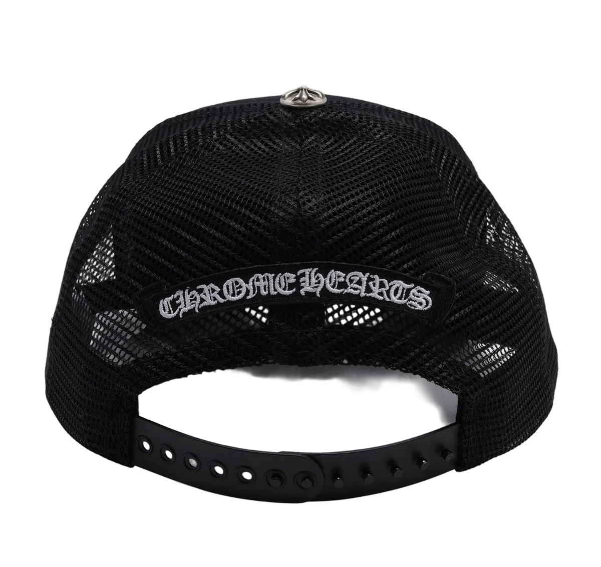 Camouflage Cemetery Triple Cross Patch Trucker Hat