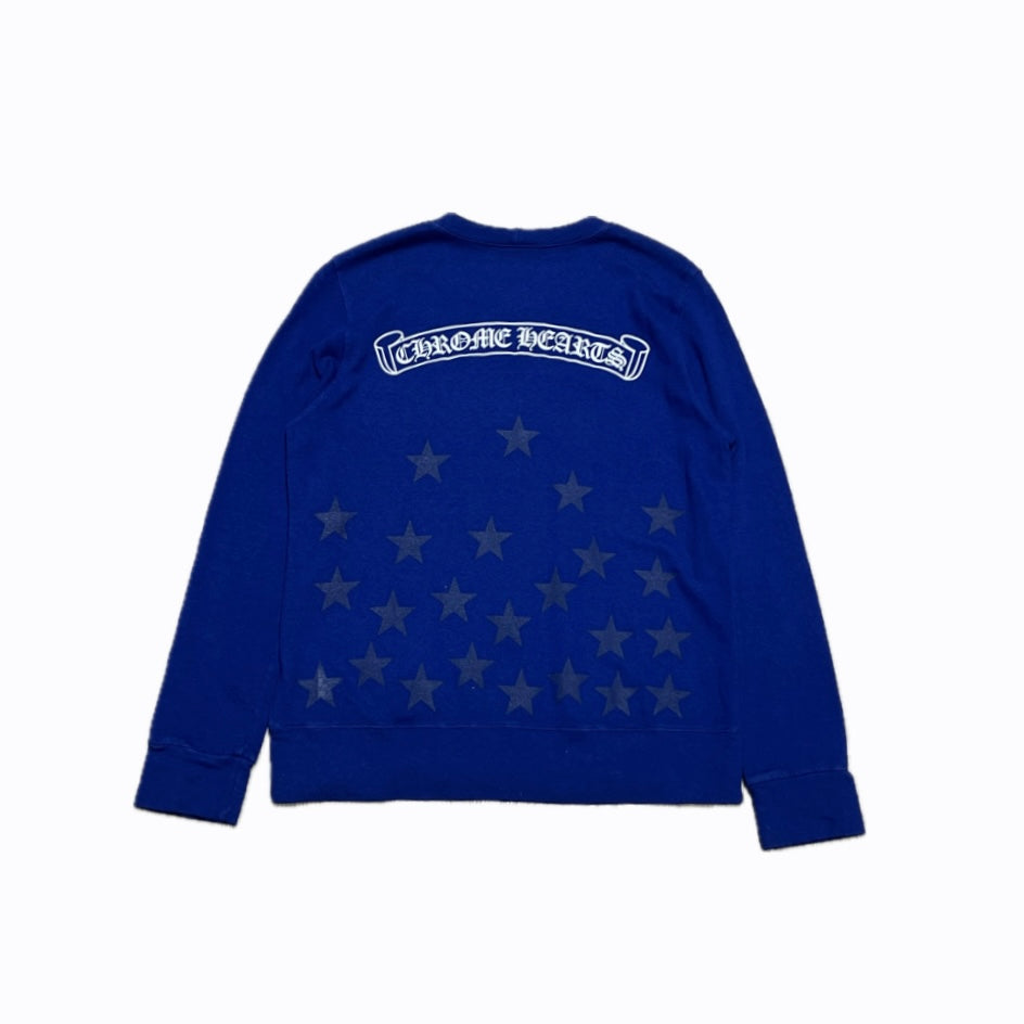 Scroll Stars Crewneck Blue (Women's)