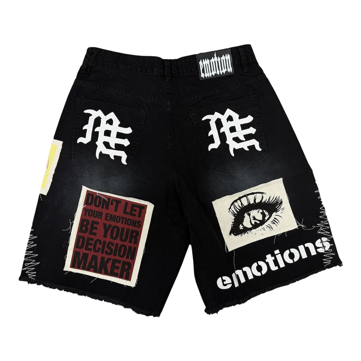 Black “Chaos” Carpenter Shorts