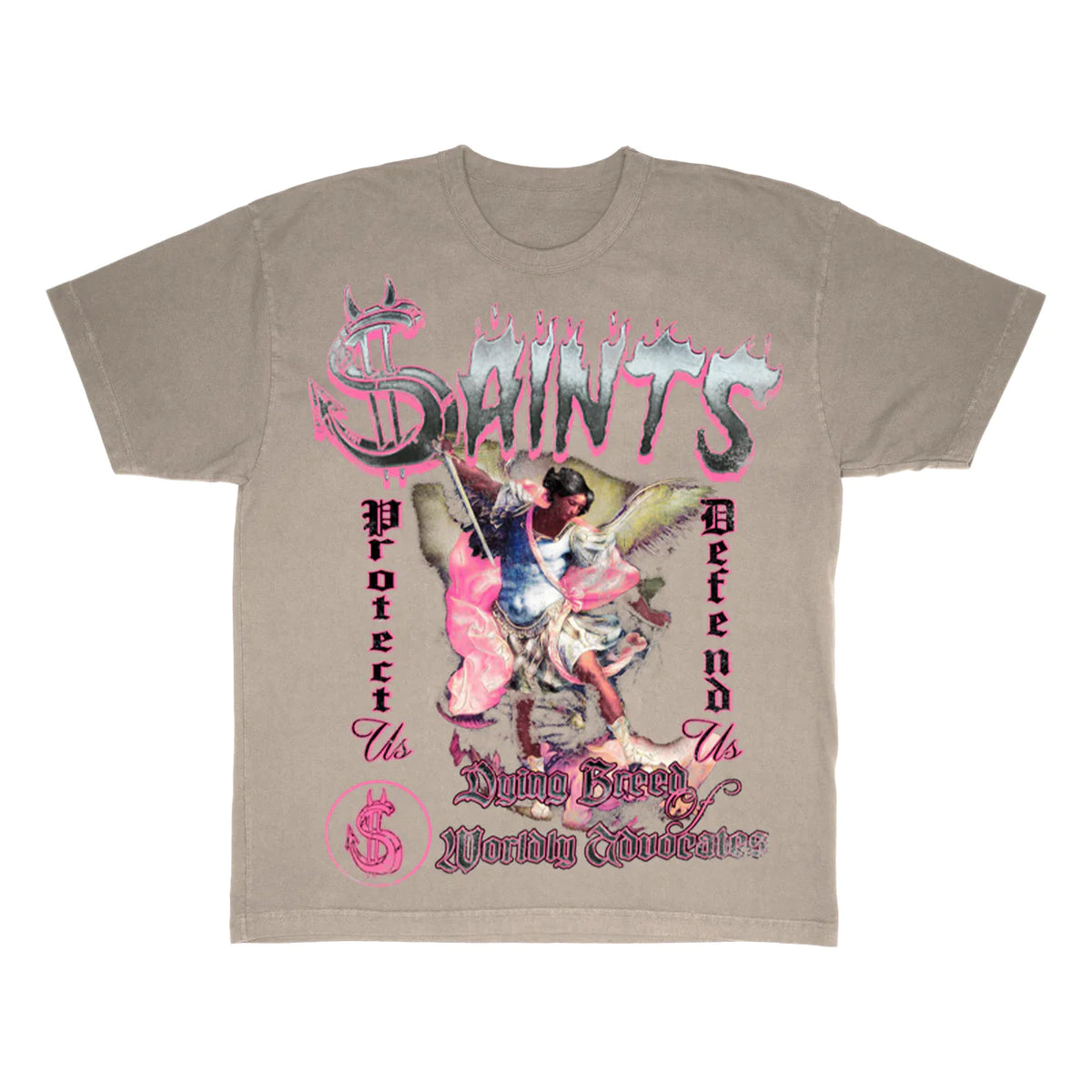 Protect + Defend Tee Tan