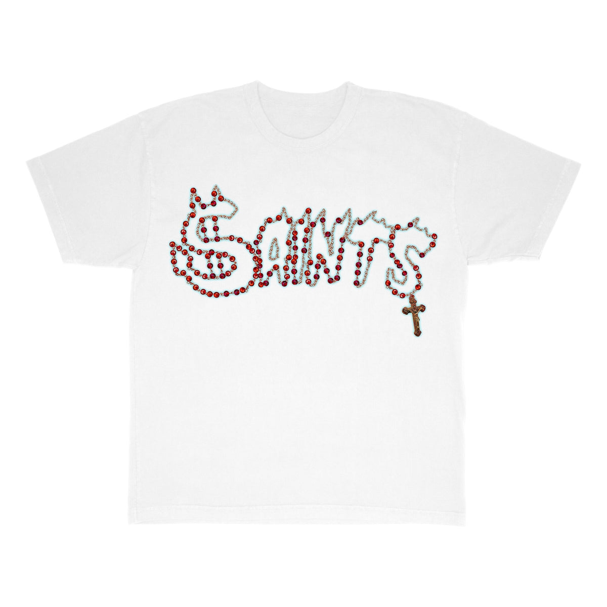 Rosary Tee White