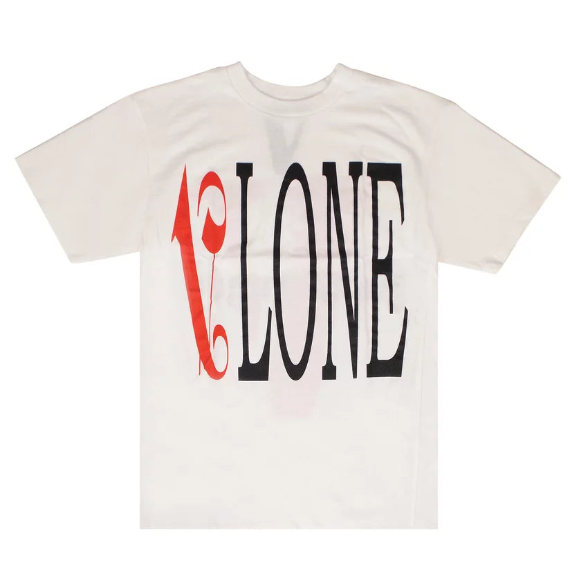 Vlone x Palm Angels Logo T-Shirt White/Red