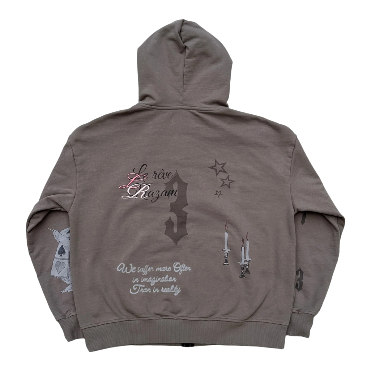 Monaco Zip Up Hoodie