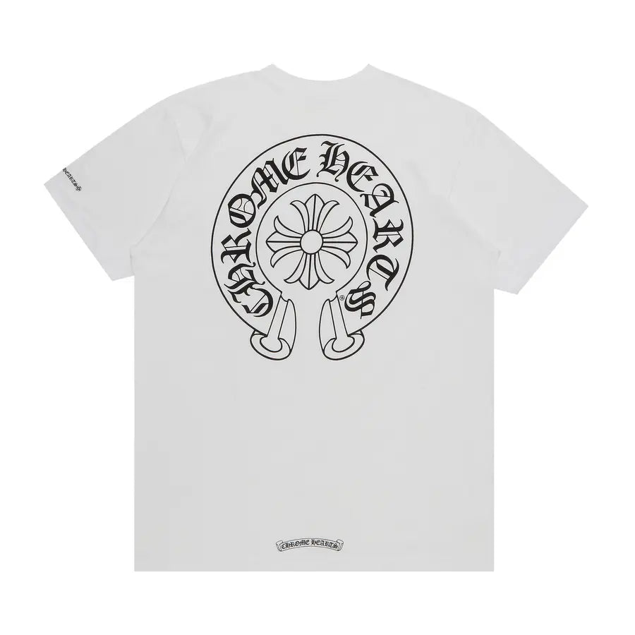 Horseshoe Logo Pocket T-Shirt White