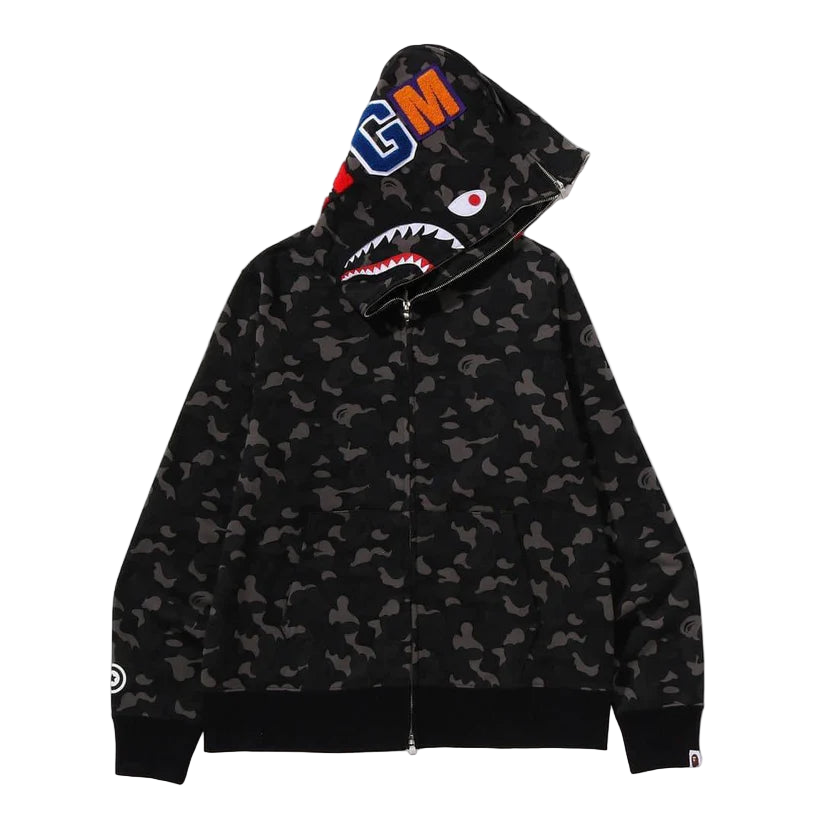 Aoyama BAPE Store Separate Shark Full Zip Hoodie