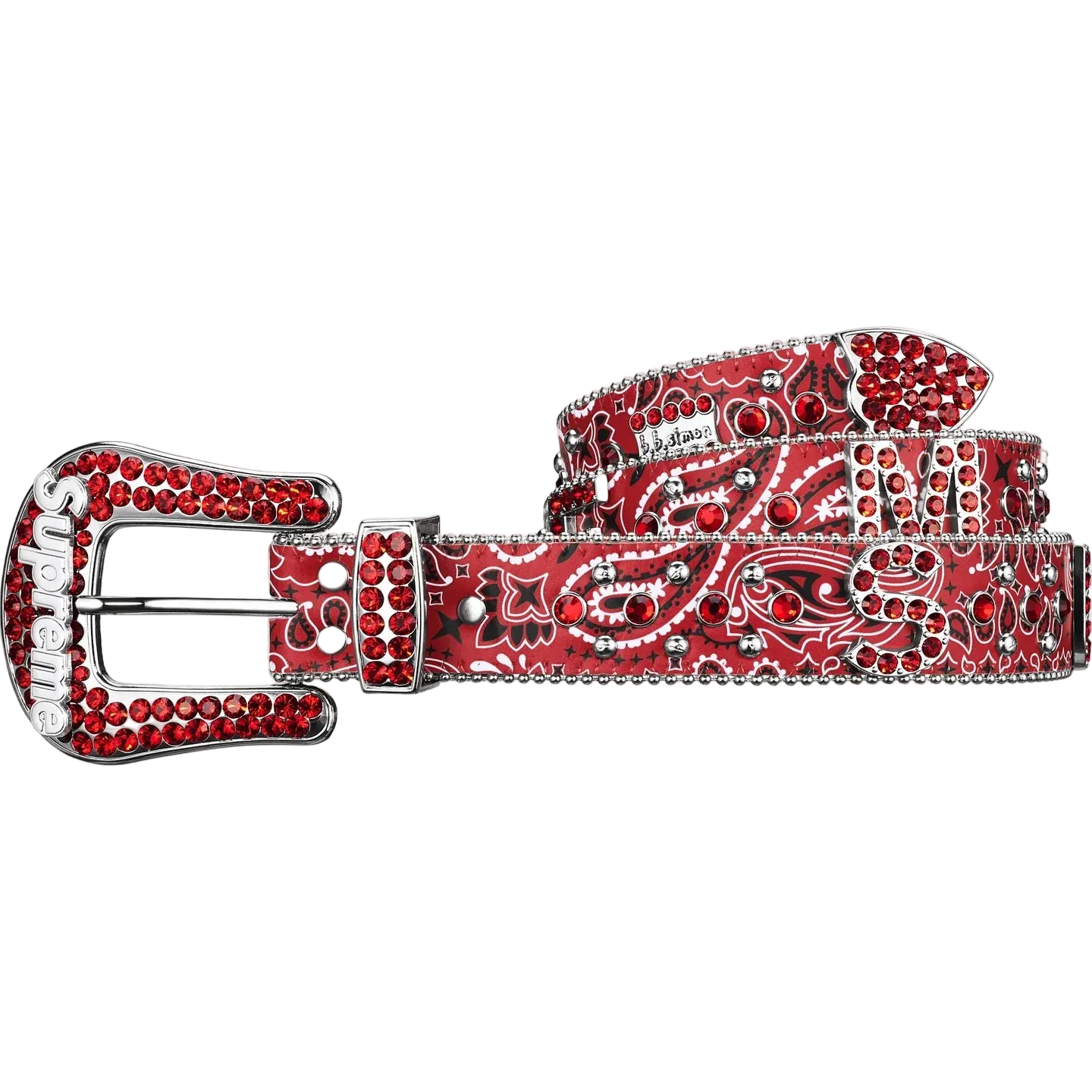 Supreme b.b. Simon Bandana Belt Red – Grandeur