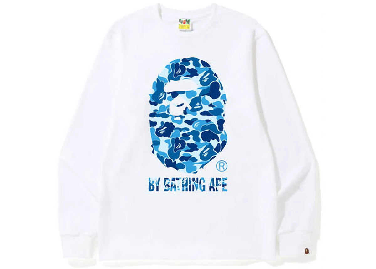 ABC Camo By Bathing Ape L/S Tee (FW22) White Blue