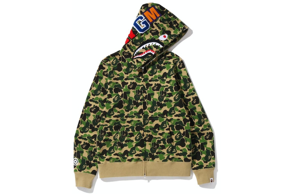 ABC Camo Shark Full Zip Hoodie (SS23) Green – Grandeur