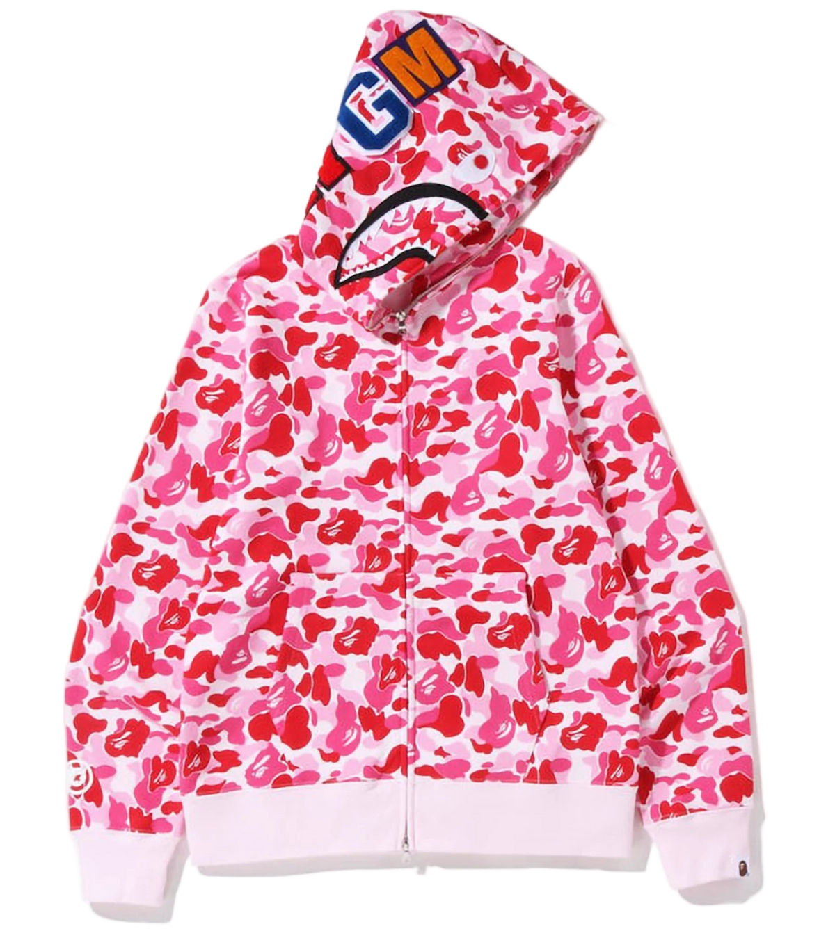 ABC Camo Shark Full Zip Hoodie (SS23) Pink