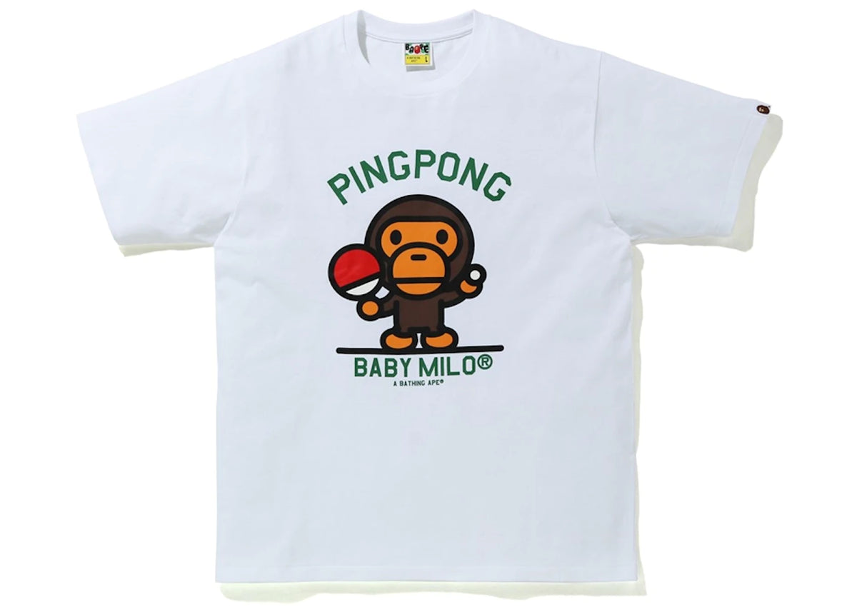 Milo Ping Pong Sports Tee White