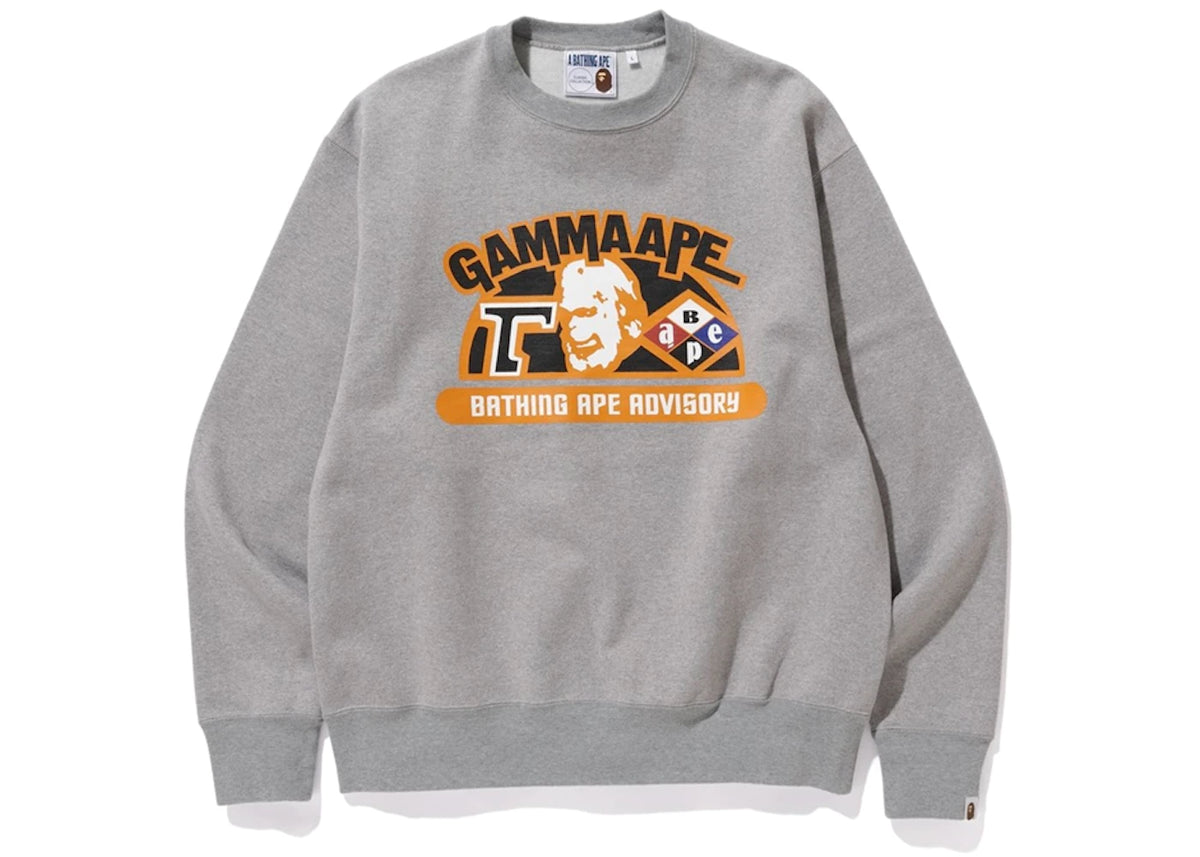 Classic Gamma Ape Crewneck Grey