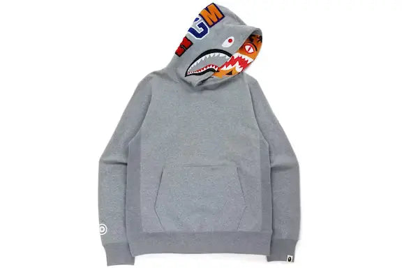 Shark x Tiger Pullover Hoodie Grey