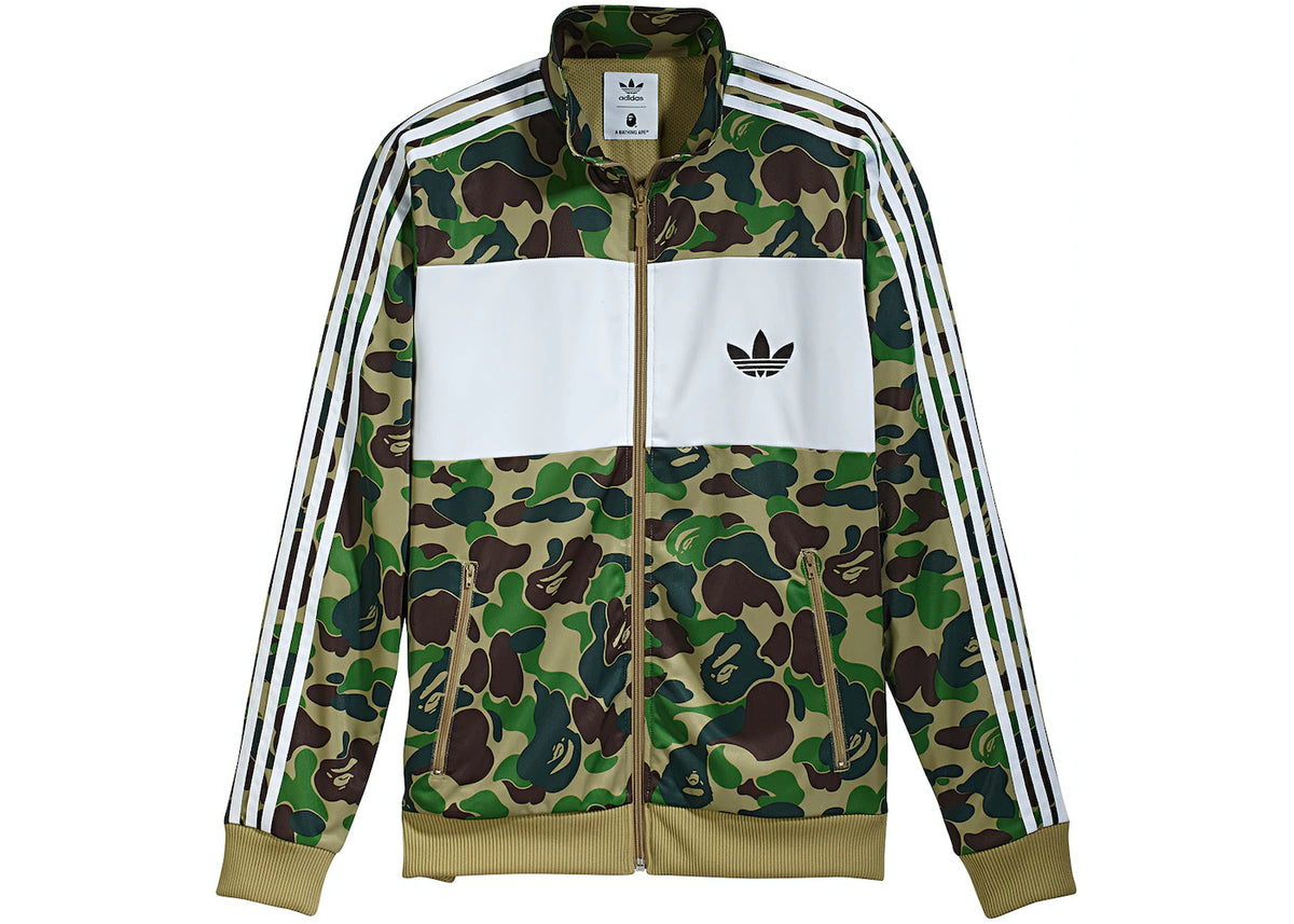 BAPE X adidas ABC Camo Track Jacket Green