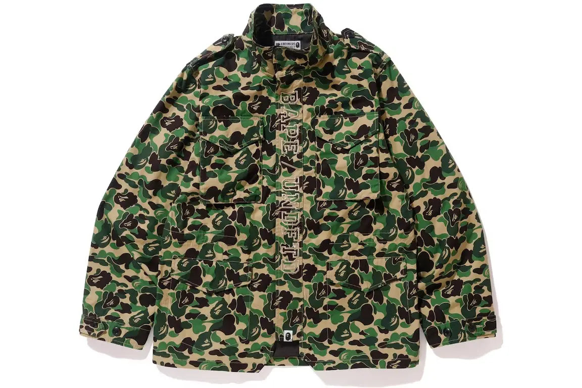 BAPE X Undefeated ABC Camo M-65 Jacket Green