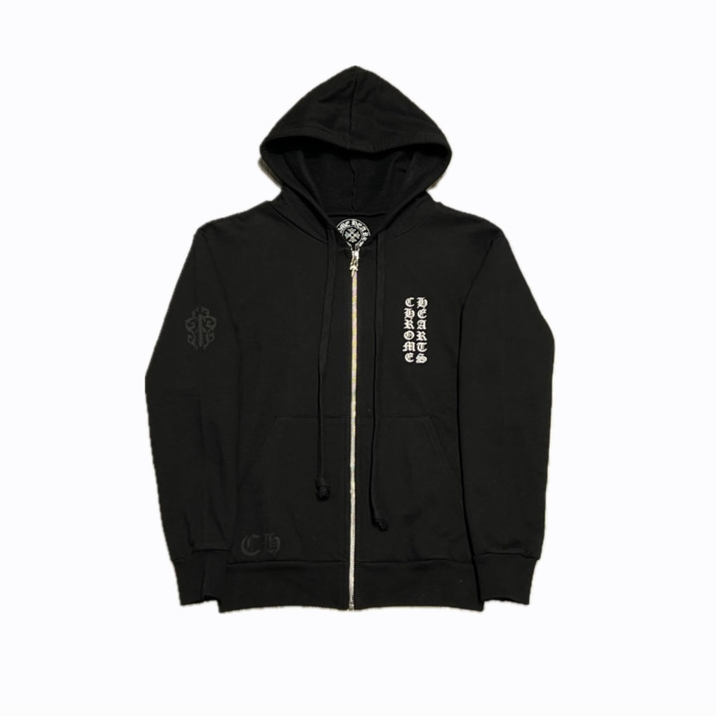 Scroll Logo Zip Up Hoodie