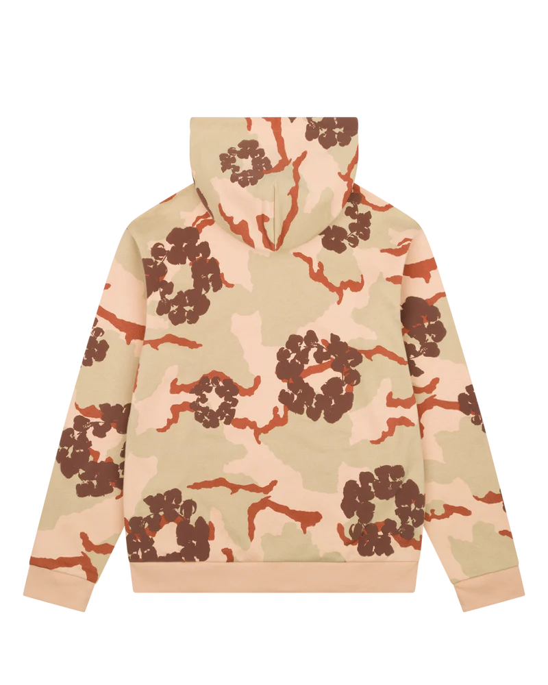 The Cotton Wreath Zip Hooded Sweatshirt Desert Camo