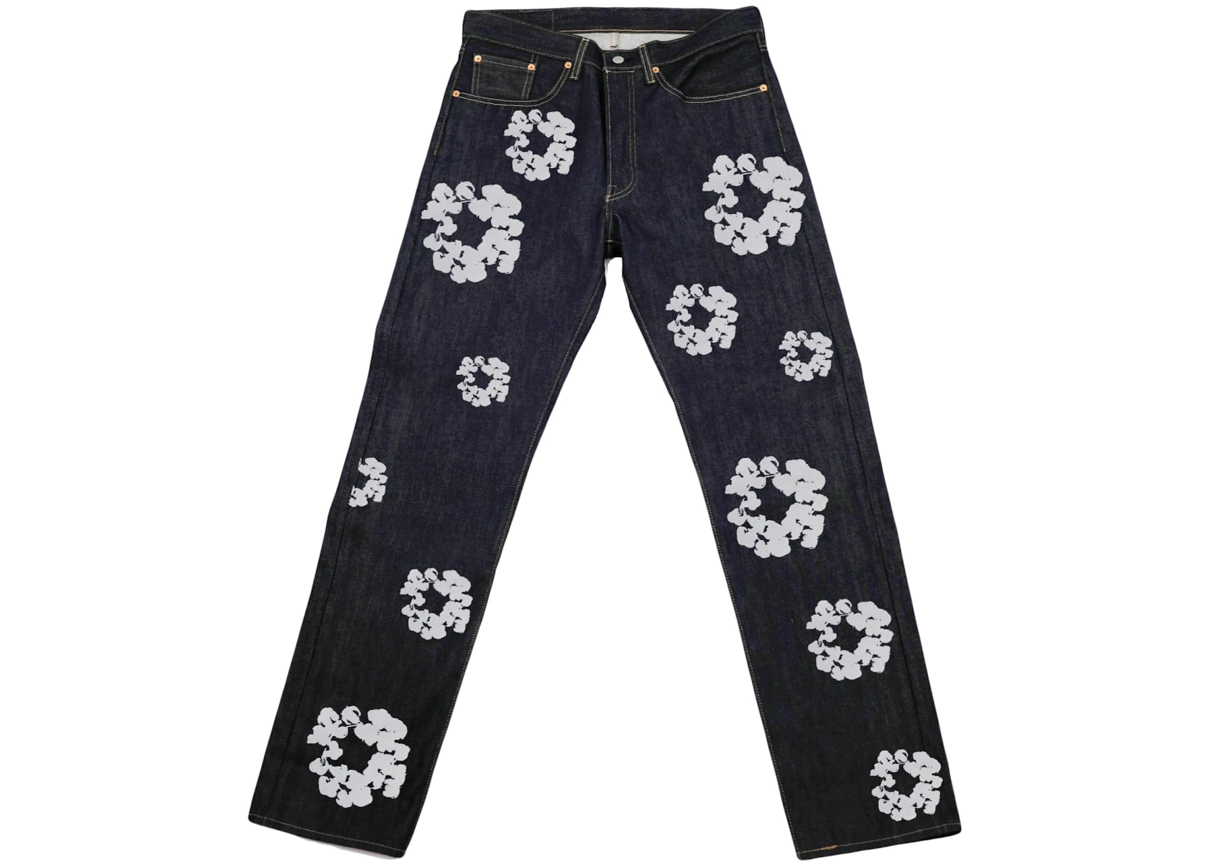Cotton Wreath Jean Indigo