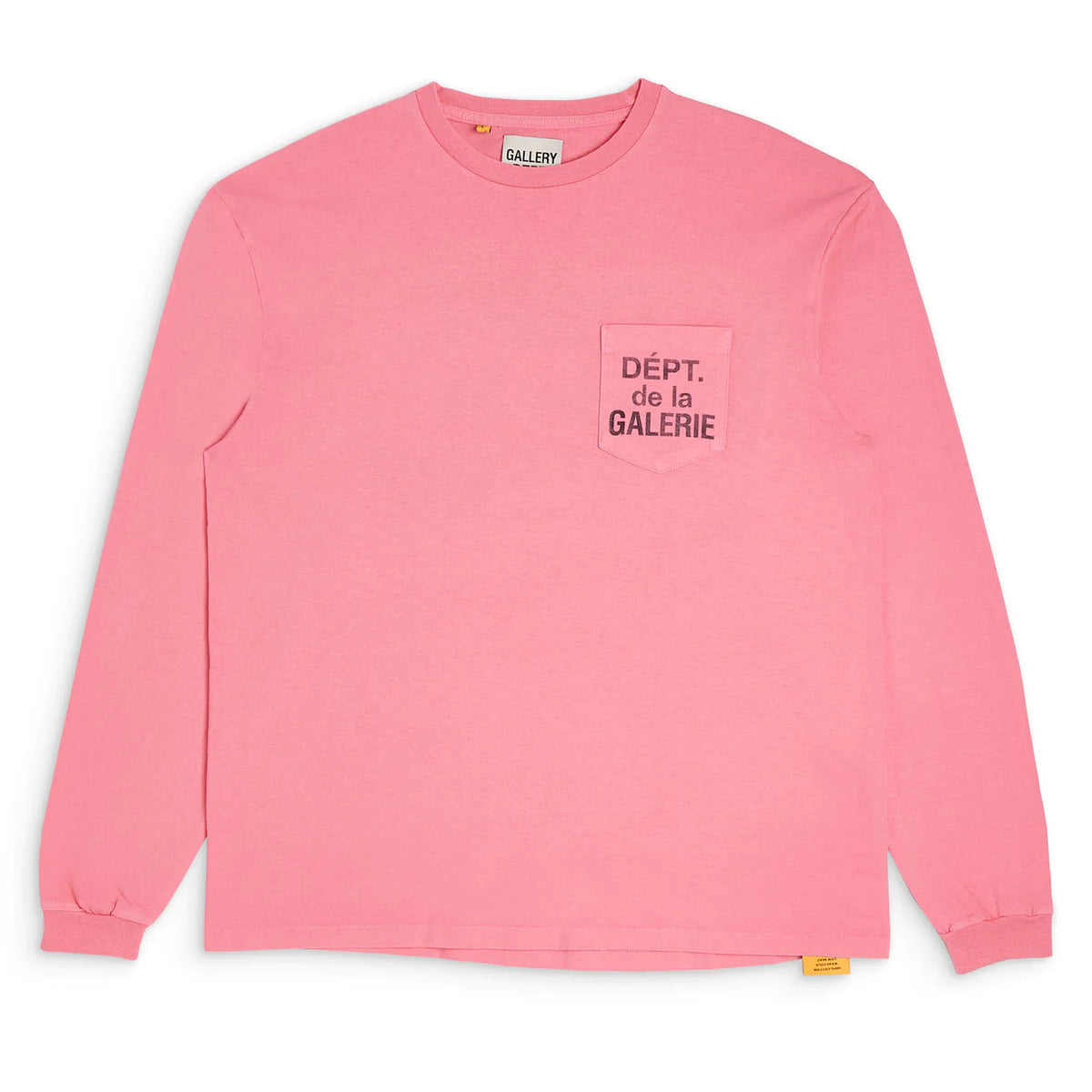 Dept De La Galerie L/S Pocket Tee Salmon
