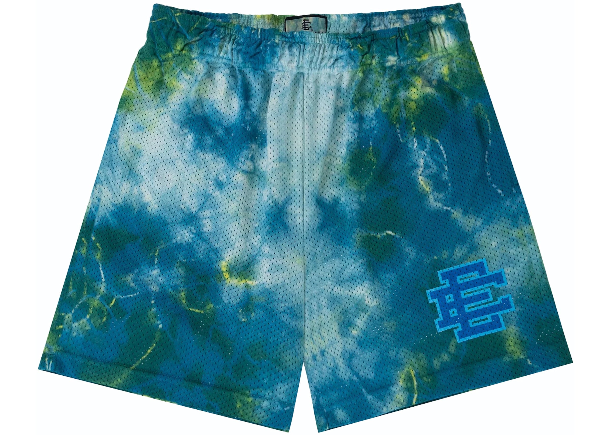 EE Basic Short Deep Sea Blue Tie Dye