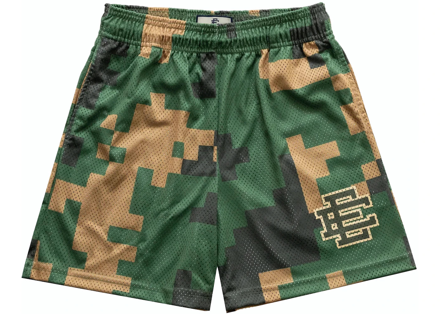 EE Basic Short Green Digi Camo