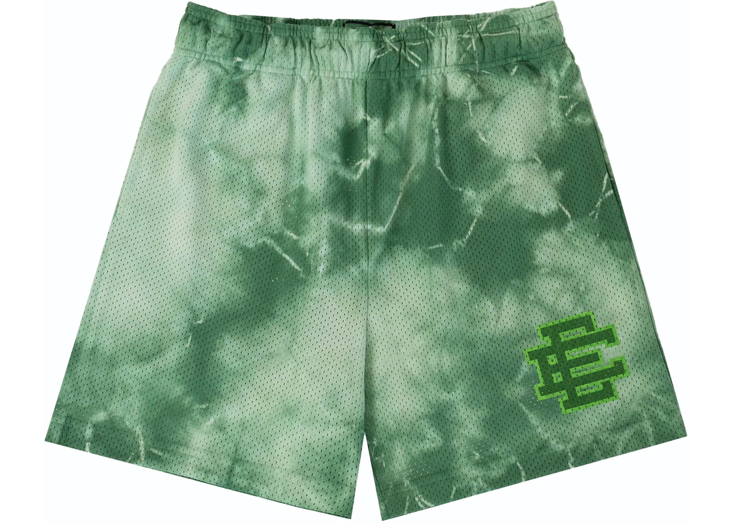 EE Basic Short Green Tie Dye
