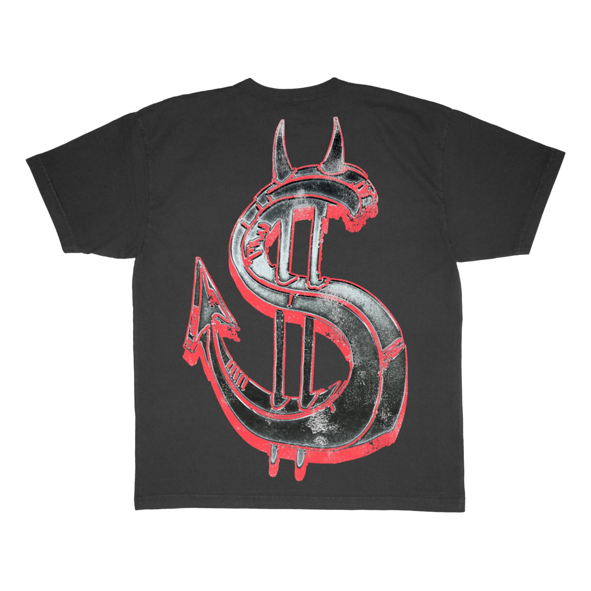 Protect + Defend Tee Washed Grey