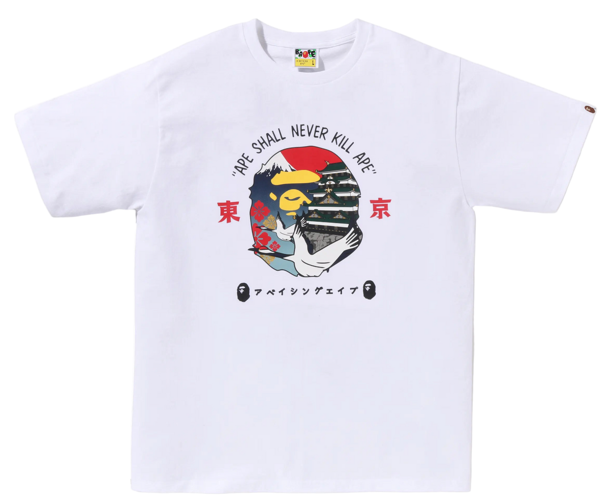 Tokyo Ape Head Tee #1 White