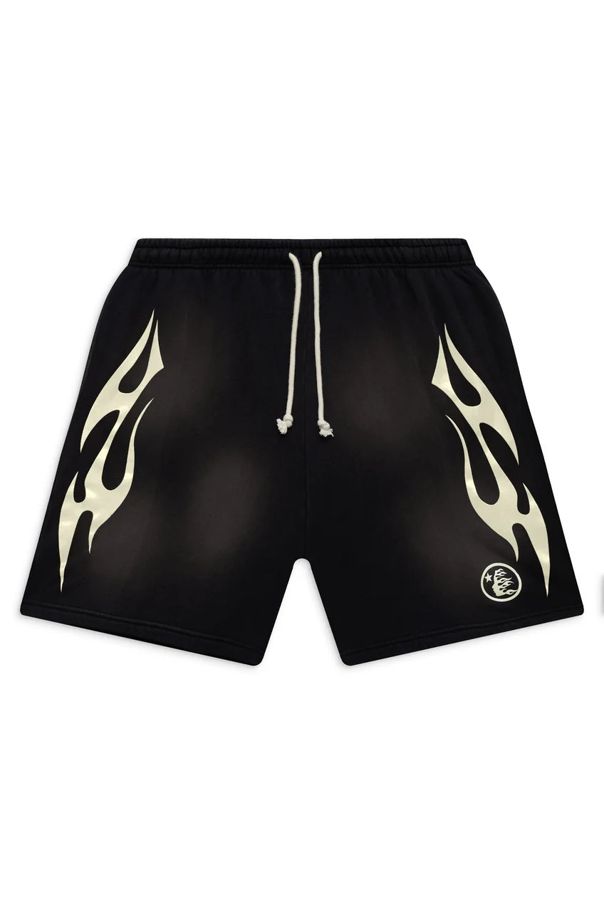 未使用 Hellstar Flame Shorts ハーフパンツ Mサイズ 未使用 Hellstar Flame Shorts ハーフパンツ ピンク - メルカリ