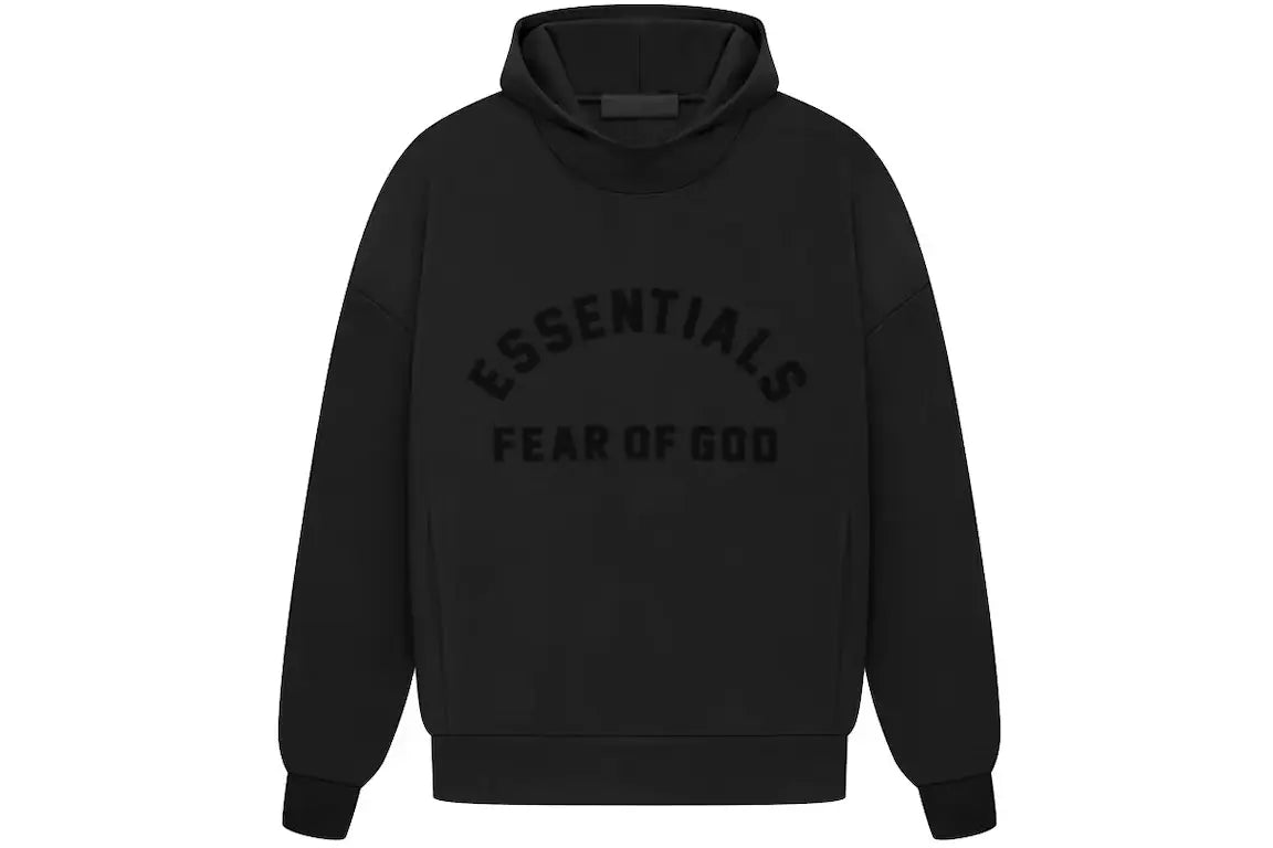 Essentials Hoodie Jet Black