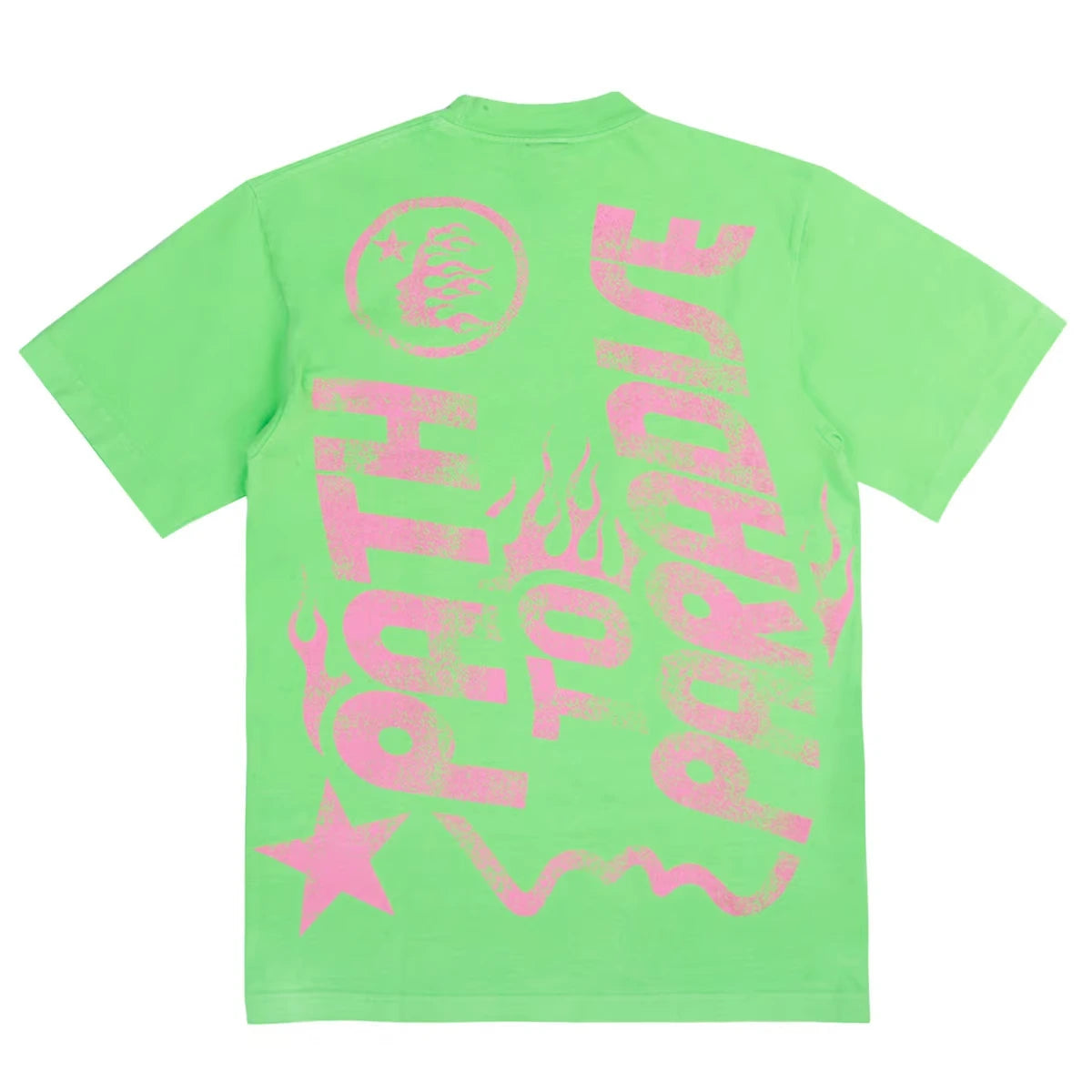 Jesus Emblem Tee Lime Green