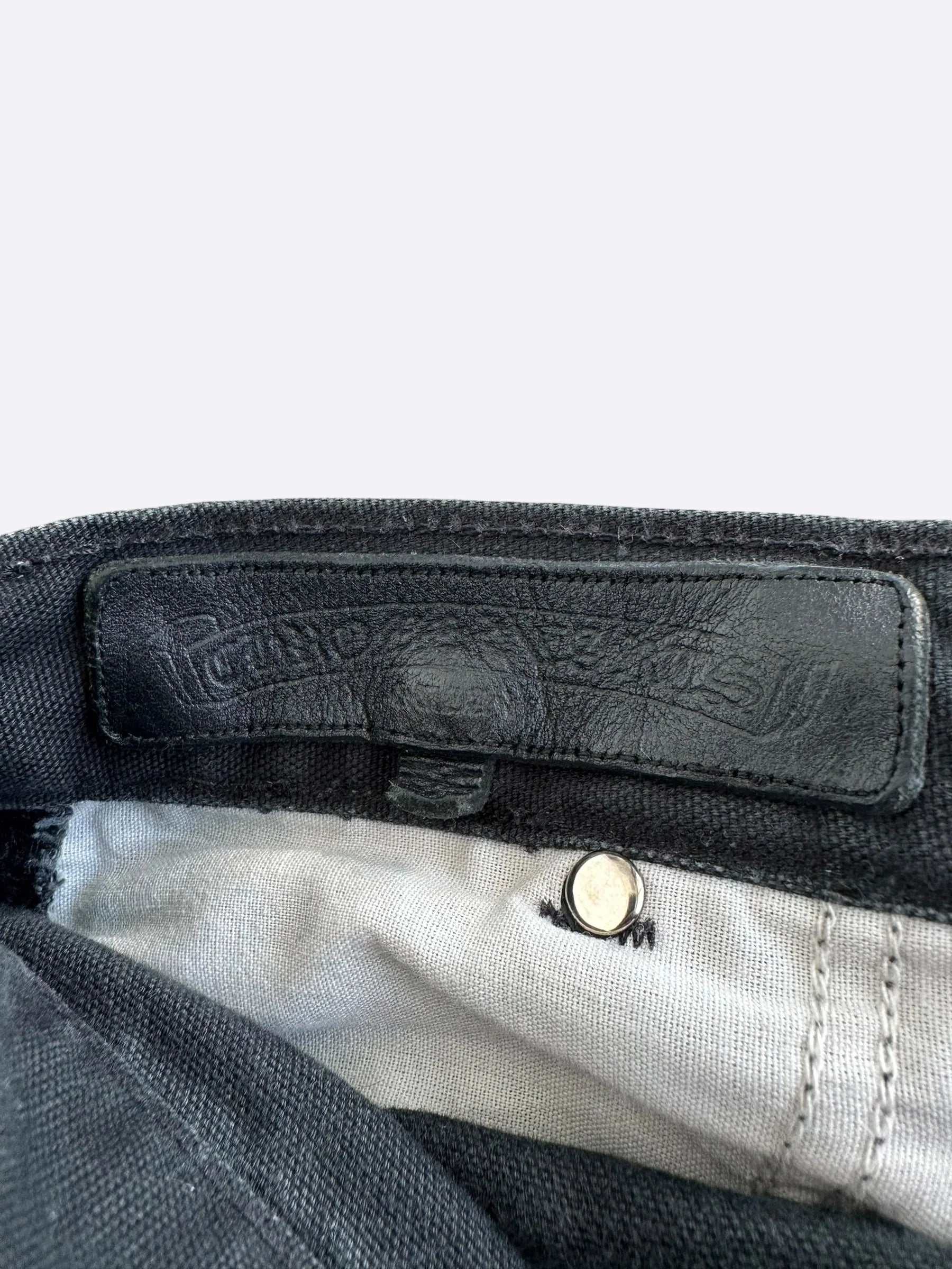 Chrome Hearts Gallery Dept Black Sex Records Cross Patch Flared Jeans