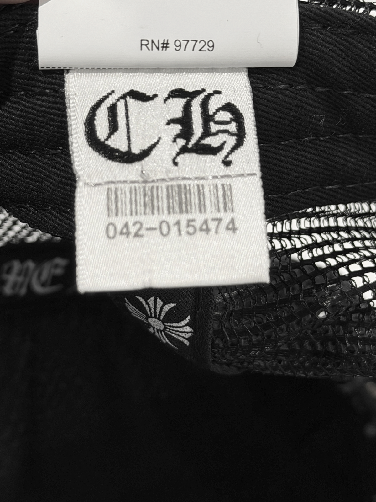 Chrome Hearts Triple Cross Patch Trucker Hat Black